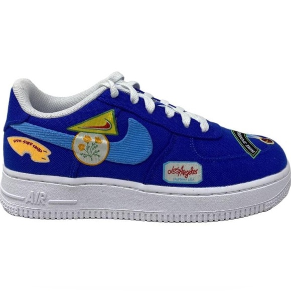 Nike Other - Nike Air Force 1 Low Patched Up Los Angeles GS DX2304-400 Youth Sneakers